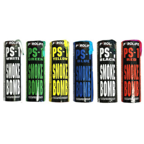 Pyro fumigene de couleur à poser au sol