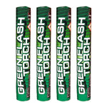 4 x Pyro torche strobo vert